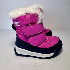 Sorel Kids Boots in Pink and Navy